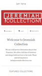 Mobile Screenshot of jeremiahcollection.com